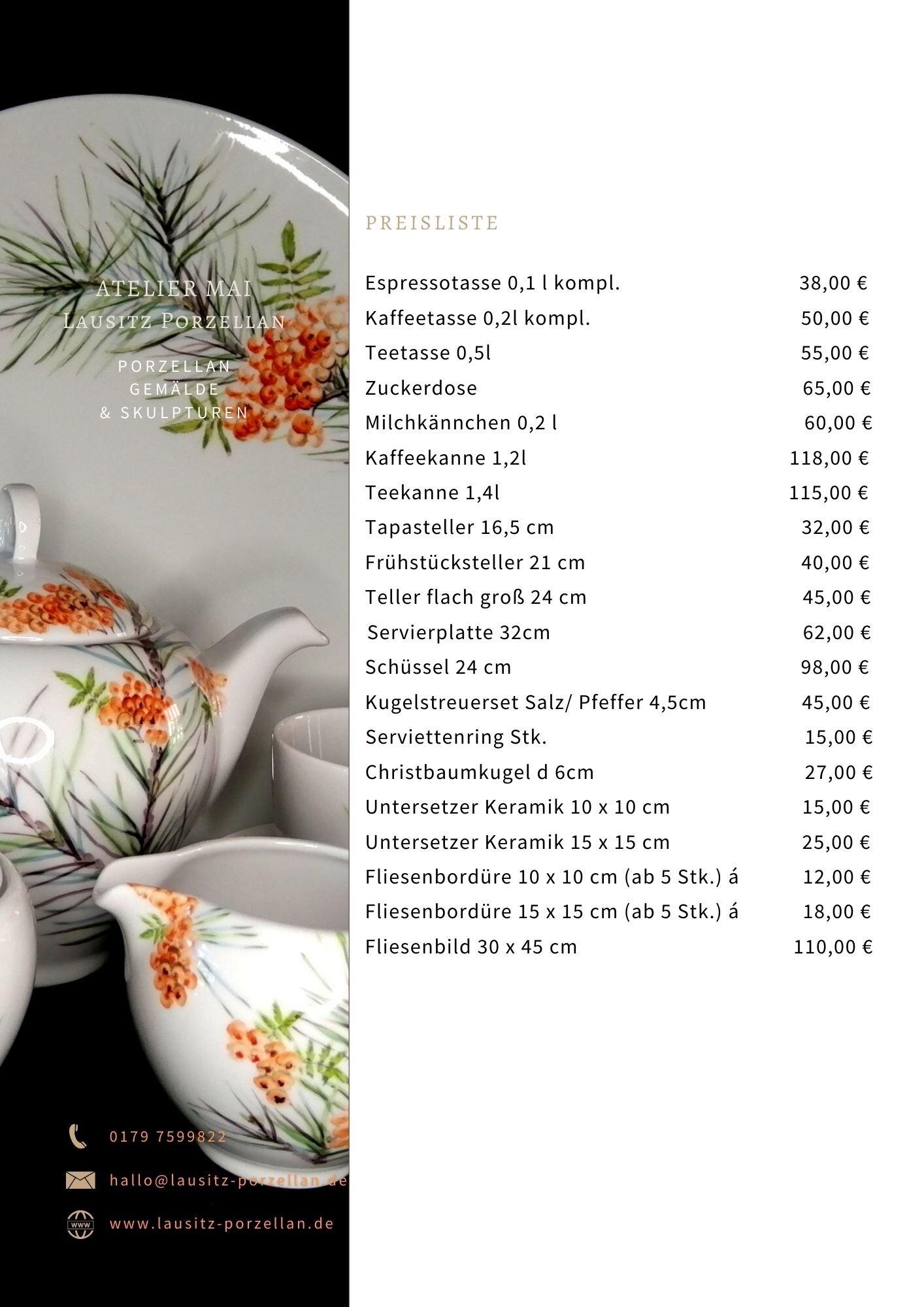 Preise Lausitz Porzellan